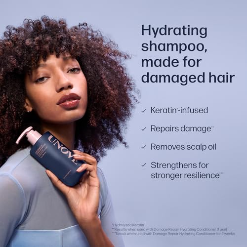 Deep Damage Repair Shampoo with Keratin - UNOVE