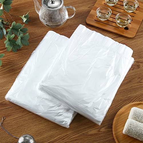 100 Disposable Foot Bath Liners - Durable Plastic Pedicure Bags, 25 x 23 Inches
