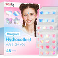 Hydrocolloid Acne Patches with Salicylic Acid - Fun Star & Heart Designs, 48 Count