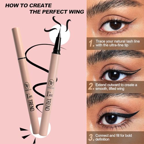 Waterproof Vegan Liquid Eyeliner Pen – Ultra Fine Tip
