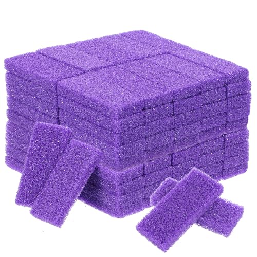 100pcs Exfoliating Pumice Stones for Callus Removal - Double-Sided Foot Scrubbers