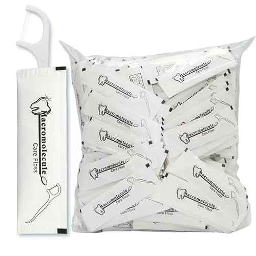 300 Count Dental Floss Picks Individually Wrapped,Leiouna Flossers Single Wrapped for Adults and Kids,Travel Hotel Restaurant Office for Teeth Clean (300)