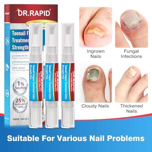 DR.RAPID Extra Strength Toenail Fungus Treatment Pen - 3-Pack