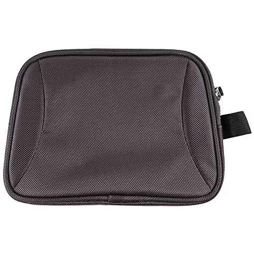 SHANY Cosmetics Portable Toiletry Makeup Bag with Various Compartments - Water-resistant and Scratch-proof Makeup Travel Organizer - BROWN FABRIC