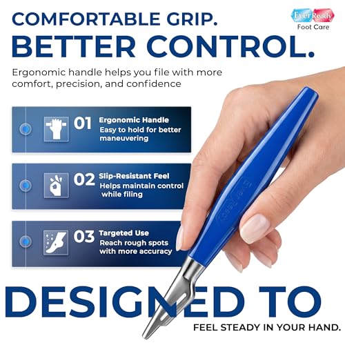 Professional Foot File for Corns and Calluses – Easy Home Pedicure
