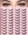 FARRED R5 Wispy False Eyelashes 20 Pairs Natural & Dramatic Styles