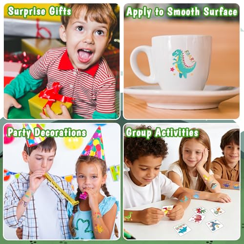 Kids Temporary Tattoos - 50 Individually Wrapped Sheets