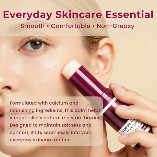 Calcium Multi Balm Stick, Calcium Volume Multi Balm, Korean Collagen Moisturizing Stick, Firming, Hydrating & Skin Care for All Skin Types