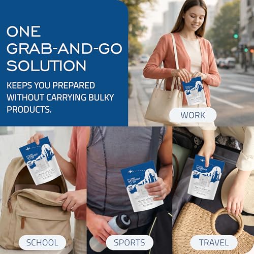 Travel Size Toiletries Kit, 18-Piece Essentials Set