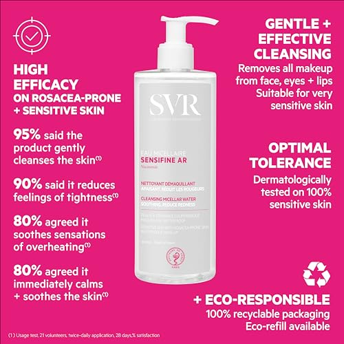 SVR Sensifine AR Micellar Water Makeup Remover 13.5oz
