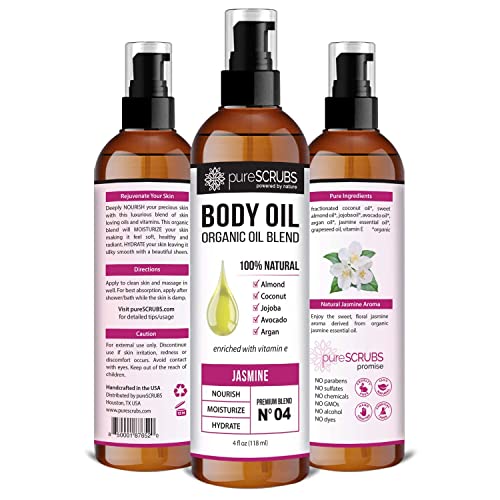 pureSCRUBS Jasmine Body Scrub + Jasmine Body Oil Bundle