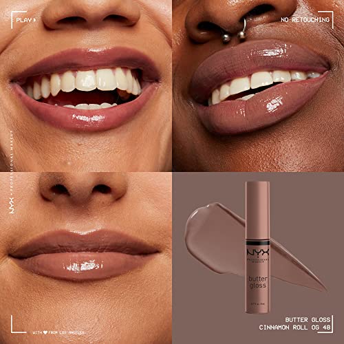 NYX Butter Gloss Brown Sugar Nude Lip Gloss Duo