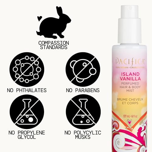 Pacifica Island Vanilla Hair & Body Mist - 6 oz