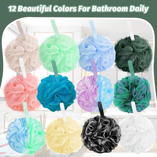 6-Pack Loofah Shower Sponge Body Scrubber