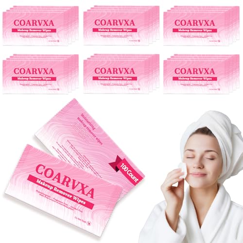 100 Count Makeup Remover Wipes - Individually Wrapped Travel Size