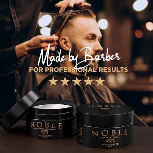 Strong Hold Matte Hair Paste | Flexible & Long-Lasting Sculpting Paste for All Hair Types and Styles | No Flakes | 3 oz