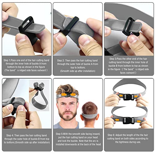 Adjustable Hair Trimmer Guide & Neckline Template Stencil