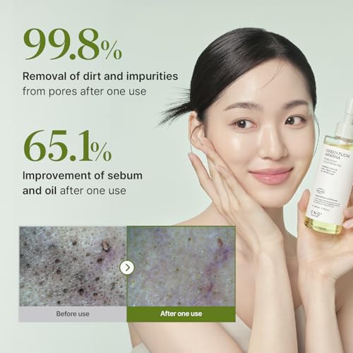 CKD Green Plum Cleansing Oil - AHA BHA Makeup Remover, 7.03 fl oz