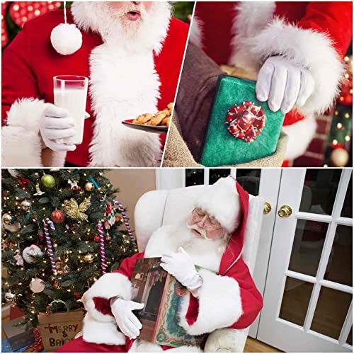 PAXCOO XL White Cotton Gloves - 6 Pairs for Moisturizing & Eczema