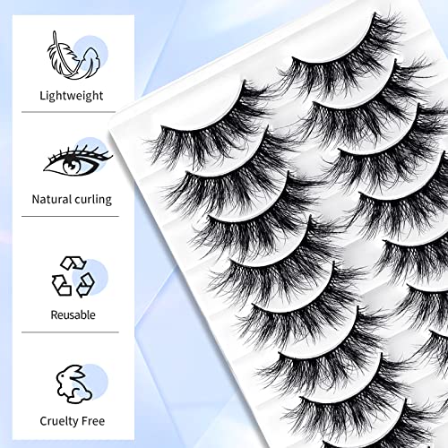 Soft Mink False Eyelashes - Reusable & Natural Look