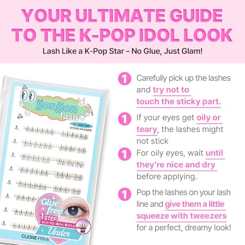 CLIONE PRIME Self-Adhesive Lash Clusters - Wispy & Reusable