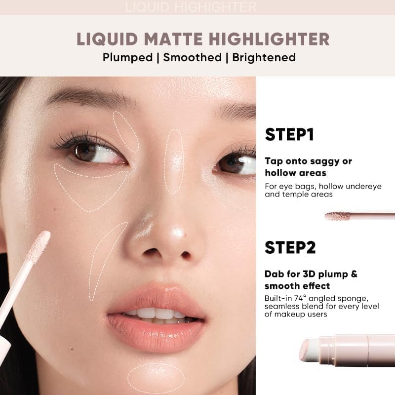 JUDYDOLL Liquid Contour Stick - Cool Toned, 12-Hour Wear