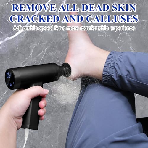 Electric Callus Remover with 10 Adjustable Speeds, 4500RPM Foot Grinder