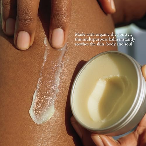 Multi-Use Restore Balm ? Organic Shea Butter Skin Balm for Face Body Lips ? Hydrating Repair Moisturizer for Dry Sensitive Skin ? Travel Size Botanical Aromatherapy Balm