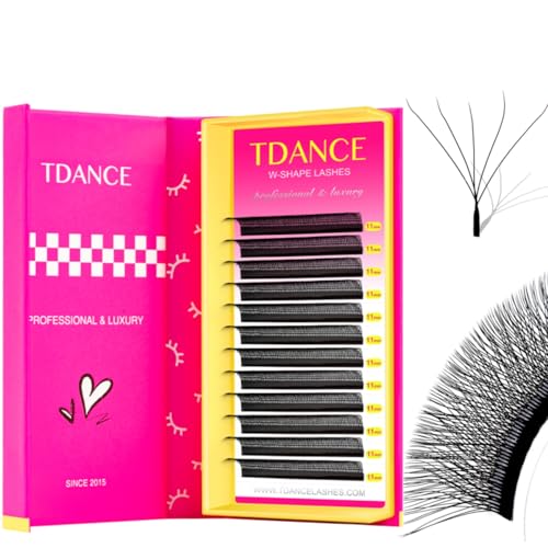 TDANCE 5D W Lash Extensions Premade Volume Fans 8-15mm