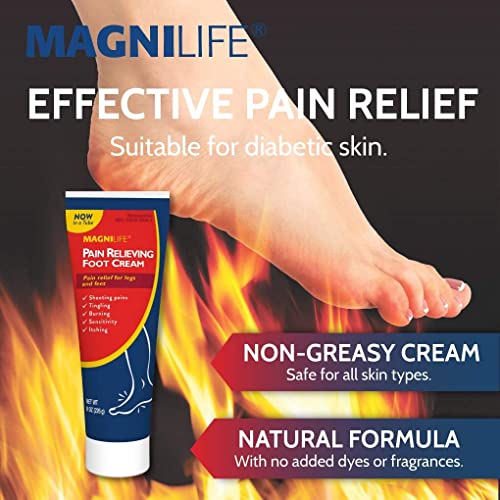 MagniLife Pain Relieving Foot Cream, 4 oz Tube