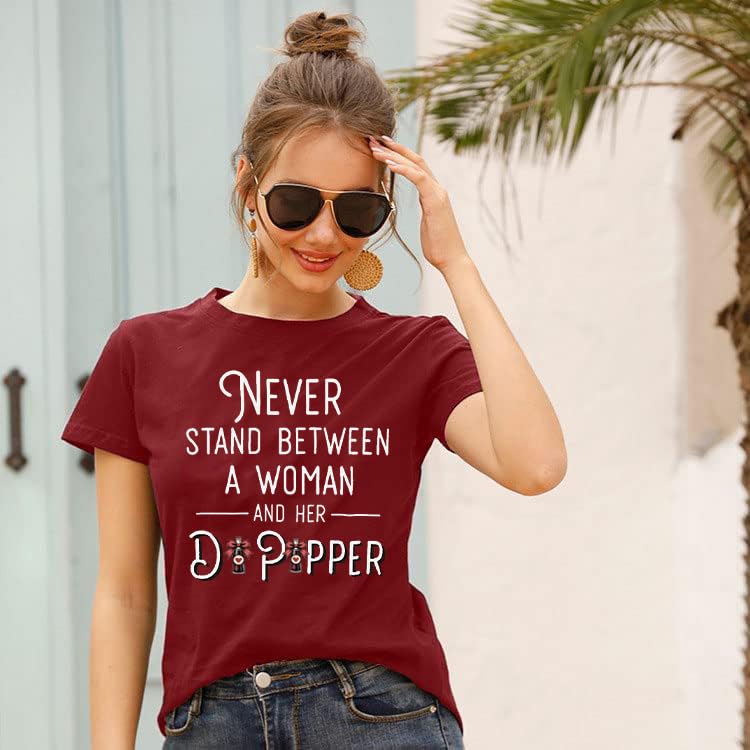 MNLYBABY Funny Saying T-Shirt for Women Short Sleeve Casual Graphic Tee