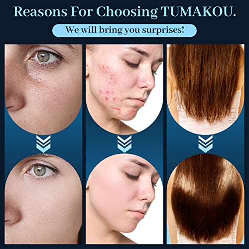 TUMAKOU High Frequency Facial Wand - 4 Blue Glass Tubes