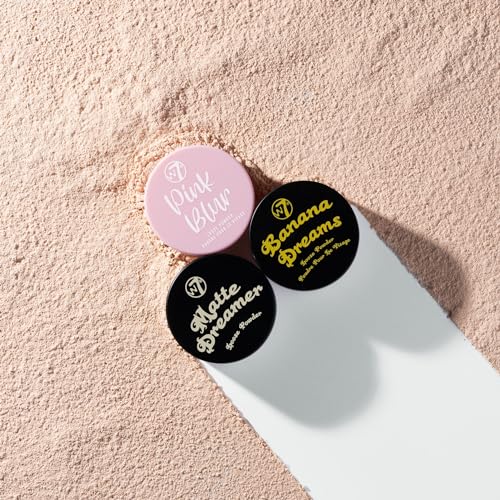 W7 Loose Face Powder Trio - Banana, Pink & Nude Set