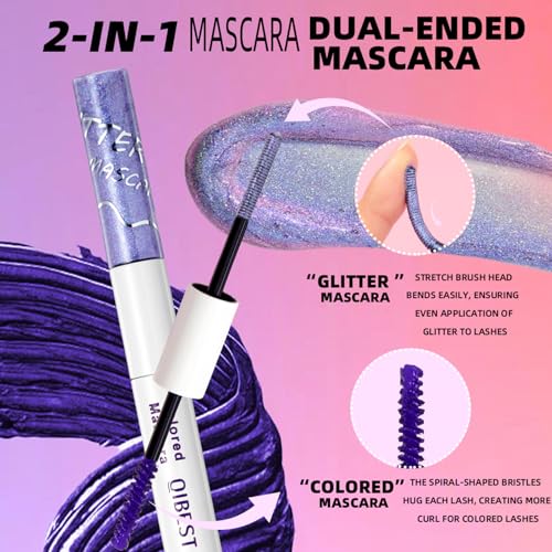 Dulele 12 Colors Mascara Set - Volumizing & Lengthening