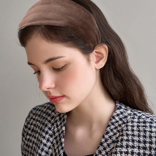 Women’s Wide Leopard Headbands Set - Non-Slip Elastic Hair Accessories