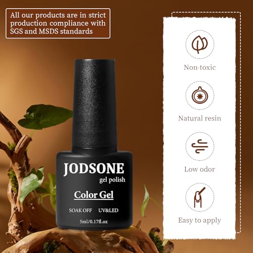 JODSONE Gel Nail Polish Kit 95 Colors with Base & Top Coats for Manicure