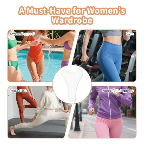 4-Pack Camel Toe Concealer Pads - Reusable Silicone Inserts