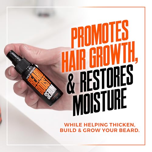 Wild Willies Beard Growth Kit with 0.25mm Derma Roller & Serum