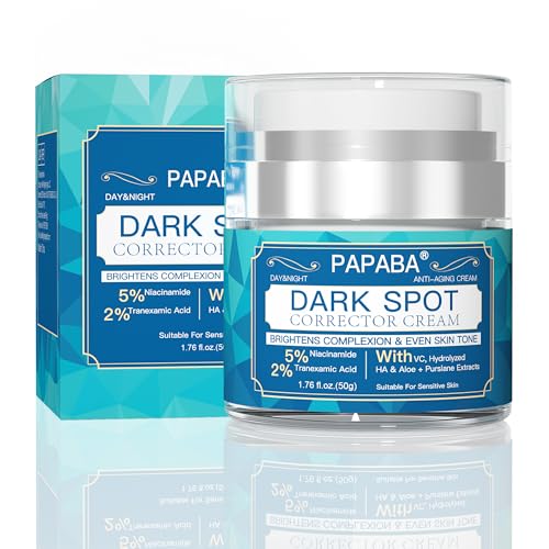 Tranexamic Acid Serum Dark Spot Corrector Cream for Face & Body Women Men - Niacinamide + Vitamin C - Brightening Treatment for Age Spots, Sun Spots Gentle for Sensitive Skin
