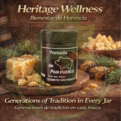 Pomada de Pan Puerco (Cosmetic Ointment) 40g - Spinen - Made in Mexico