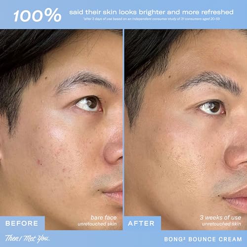 Then I Met You Bong©÷ Bounce Cream, Allure Best of Beauty 2025, Lightweight Gel Cream Barrier Moisturizer with Omega-3 Fatty Acids, and Ceramides, Cruelty-Free, Hydration for Oily Skin, 1.69 fl oz