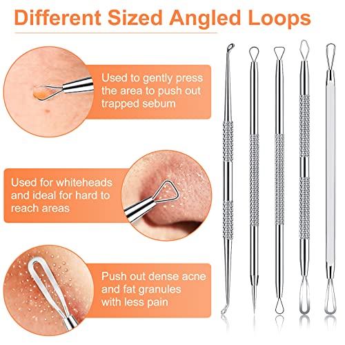15 PCS Blackhead Remover Tool Kit | Professional Acne Extraction Set