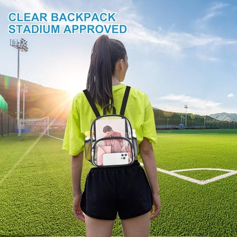 Clear Backpack for Stadium Events 12x12x6 Approved