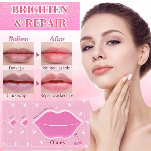 30 Pairs Collagen Lip & Eye Masks, Gold Hydrating Patches
