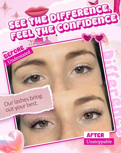 Adious Half Lashes - Cat Eye Wispy False Eyelashes