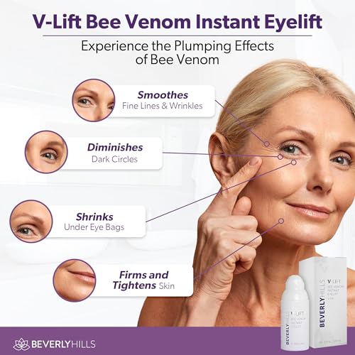 Beverly Hills V-Lift Bee Venom Eye Serum - Reduce Puffy Eyes & Dark Circles