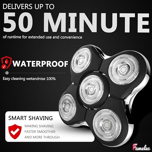 for Remington Balder Pro Head Shaver XR7000, Fit for Remington Balder Pro Replacement Head XR1500 XR1501, Replacement Head Shavers for Bald Men Compatible with Shaver for Men