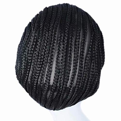 FEEL ME Braided Crochet Wig Cap for Cornrow Sew-In - Medium