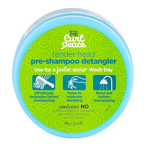 Just For Me Curl Peace Detangling Treatment - Natural, Paraben-Free, 12 oz