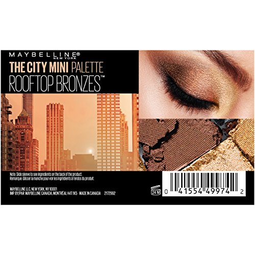 Maybelline City Mini Eyeshadow Palette Rooftop Bronzes